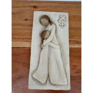 Willow Tree Mother and Daughter Wall‎ Art Plaque Protect Cherish Sentiment
